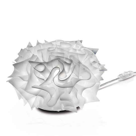 Slamp Veli -design-pöytävalo Ø 32 cm valkoinen