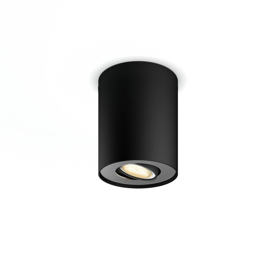 Philips Hue Pillar LED-spotti, himmennin, musta
