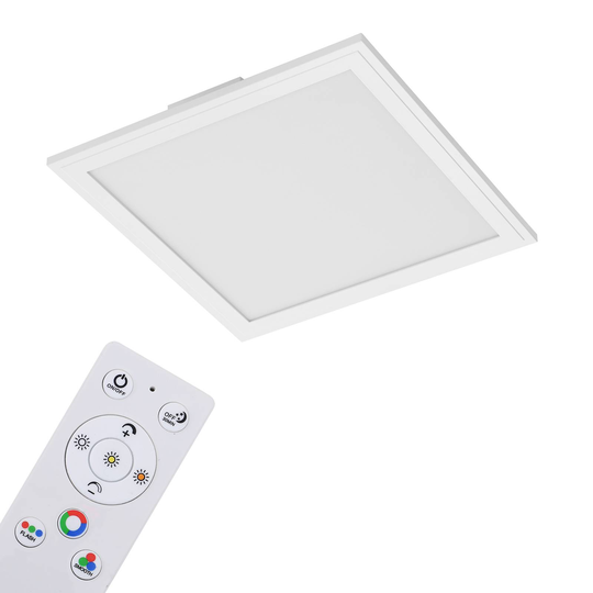 LED-paneeli Colour 29,5 cm x 29,5 cm, kaukosäädin