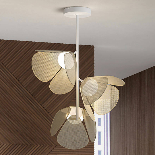 Bover Mod PF/73/3L LED-kattovalaisin, luonnonkuitu