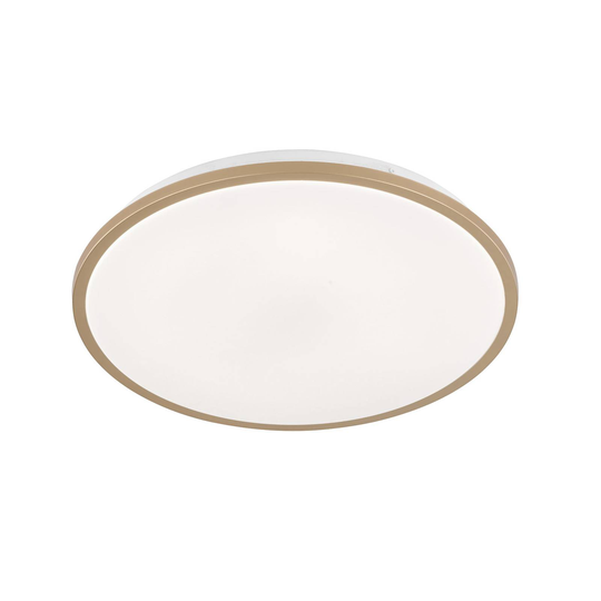LED-kattovalaisin Jaso BS, Ø 39 cm, kulta