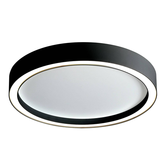 Bopp Aura LED-kattovalaisin Ø 55 cm musta