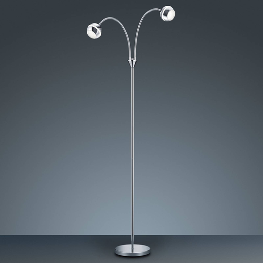 Kaksilamppuinen LED-lattiavalo Ada