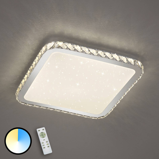 LED-kattolamppu Sapporo jossa tähtikansi