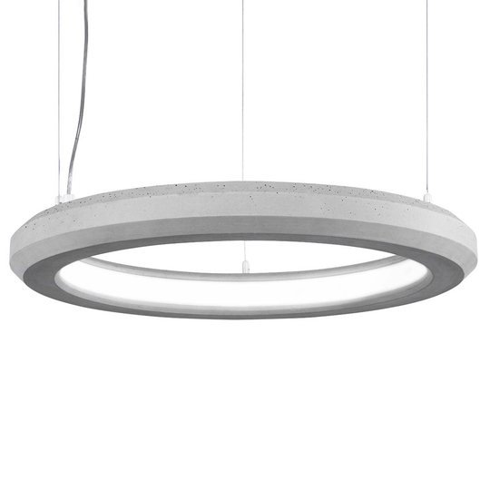 LED-riippuvalaisin Materica, sisä Ø 60 cm betoni