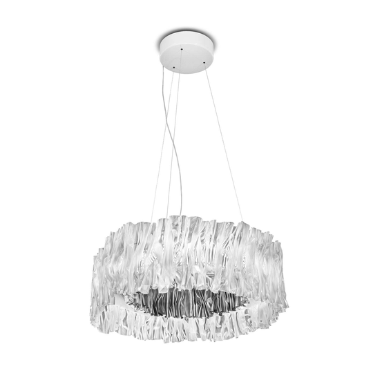 Slamp Accordéon LED-riippuvalaisin hopea, 2°700°K