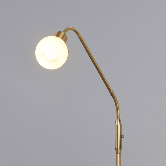 Elaina – messinkinen LED-lukuvalo