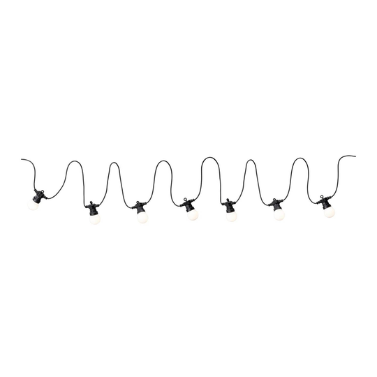 Paulmann Plug & Shine -LED-valoketju Globe 7x0,2 W