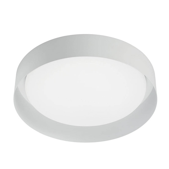 LED-kattovalaisin Crew 2, Ø 26 cm, valkoinen