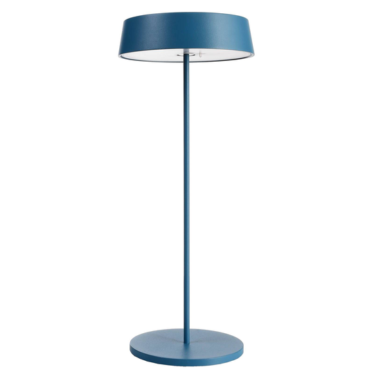 LED-pöytävalo Miram, akku, himmennettävä, sininen