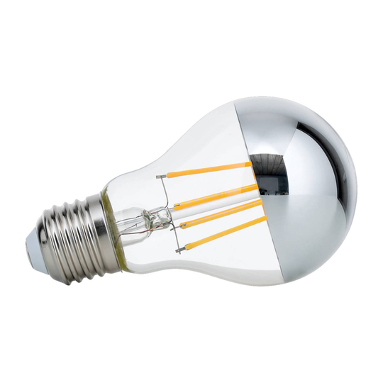 LED-pääpeililamppu E27 8W lämmin valkoinen himmen.