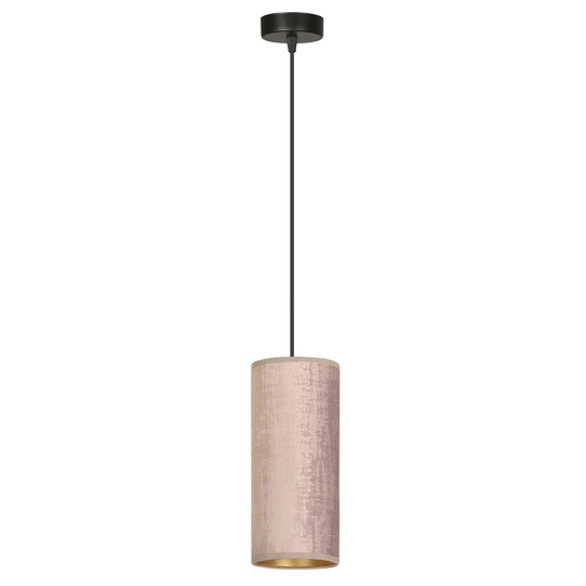 Riippuvalo Joni, tekstiili, 1 lamppu, rosé-kulta