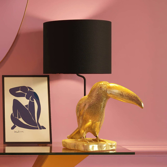 KARE Toucan -pöytävalaisin, kulta