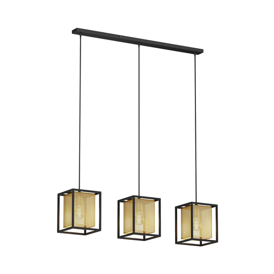 Lindby Daiana -riippuvalo kennokuviolla, 3-lamp.