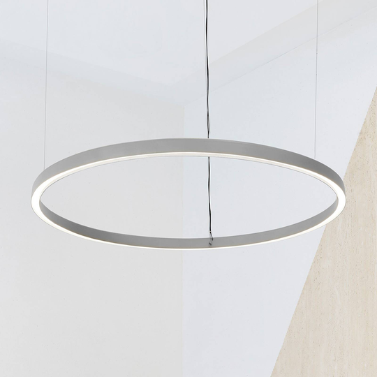 Luceplan Compendium Circle 110 cm, alumiini