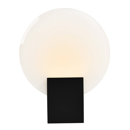 LED-seinävalaisin Hester, IP44, musta