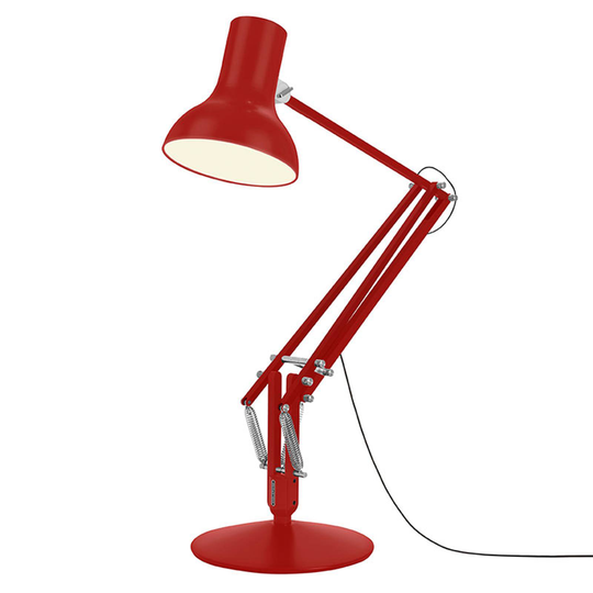 Anglepoise Type 75 Giant -lattiavalo punainen