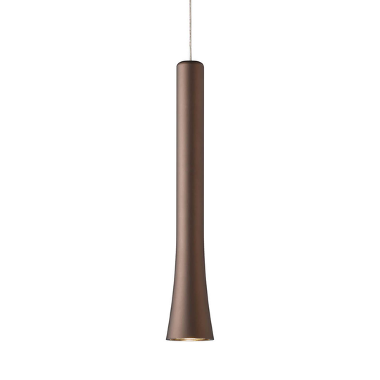 Elegantisti muotoiltu LED-riippuvalaisin Rio rusk.