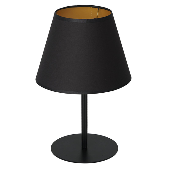 Soho-pöytälamppu kartio, k. 33 cm, musta/kulta