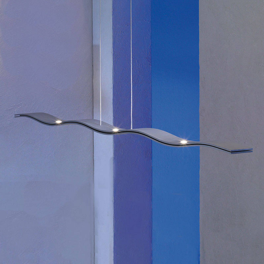Escale Fluid -LED-valaisin, himmennys, alumiini
