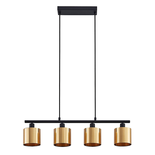 Lindby Joudy -riippuvalo, 4-lamp., vaalea pronssi