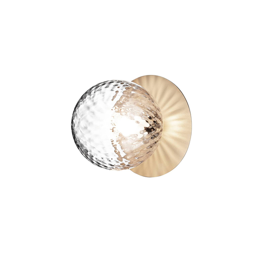 Nuura Liila 1 Medium-seinälamppu, 1x, kulta/kirkas