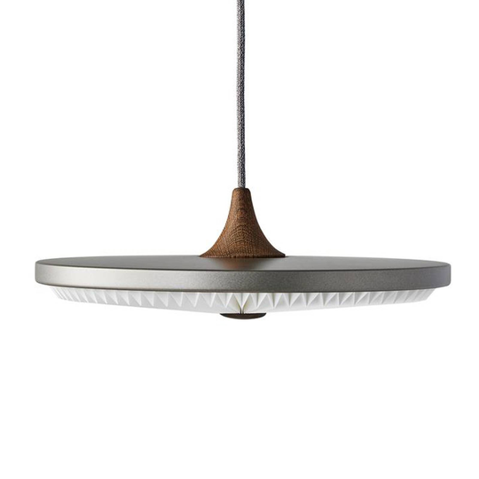 LE KLINT Soleil -LED-riippuvalo tummanharmaa 35 cm