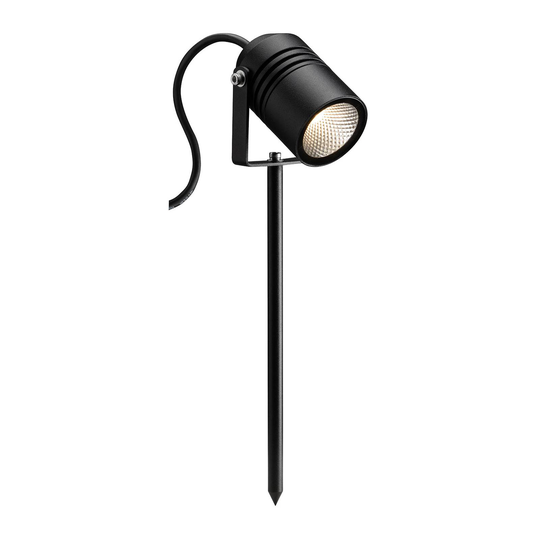LED-maapiikkikohdevalo 5018, musta, IP65