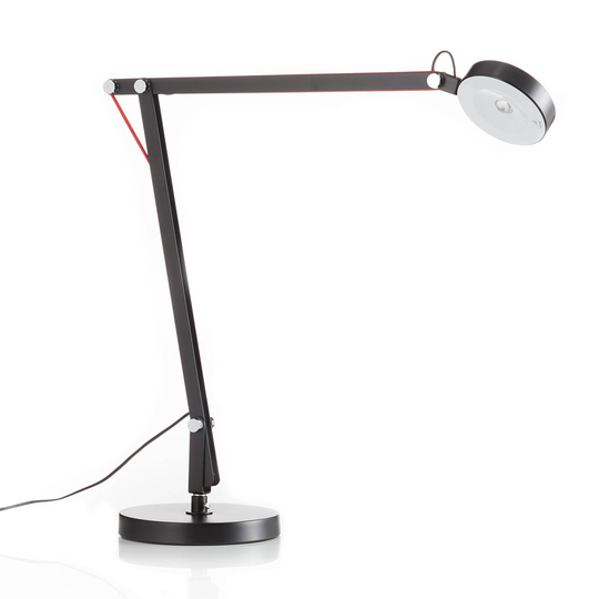 LED-työpöytälamppu Stina metallista, musta