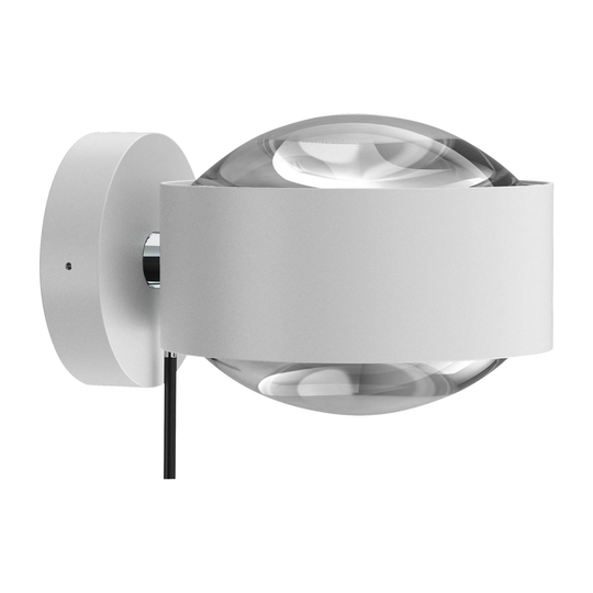 Puk Maxx Wall+ LED, kirkas, mattavalkoinen/kromi