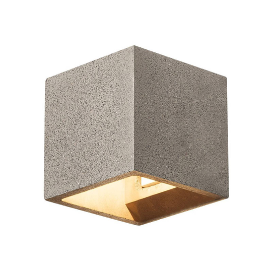 SLV Solid Cube Beton -seinävalaisin, musta