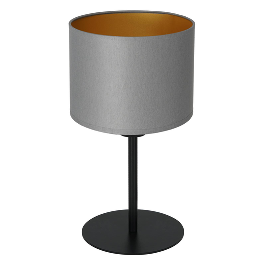 Soho-pöytälamppu lieriö, k. 34 cm harmaa/kulta