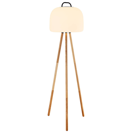 LED-lattiavalaisin Kettle Tripod, varjostin 36 cm