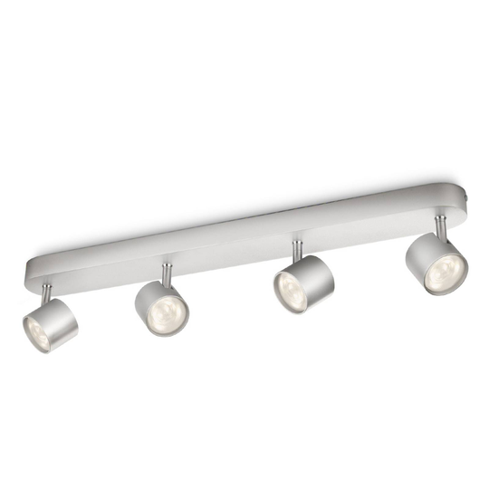 Suoralinjainen LED-kattovalaisin Star – 4 lamppua