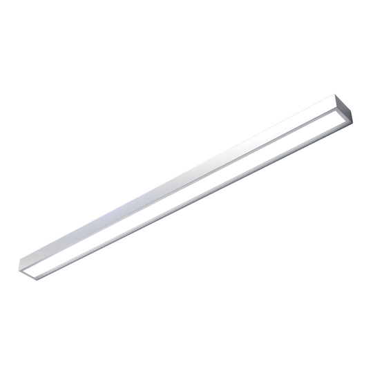 LED-seinävalo Mera, leveys 120 cm alumiini 3 000 K