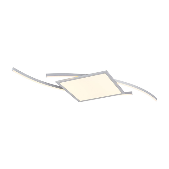 Lucande Tiaro -LED-kattovalo kulmikas 56,6 cm, CCT