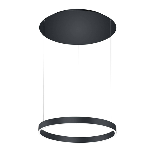 B-Leuchten Delta -LED-riippuvalo, ohjattava, musta