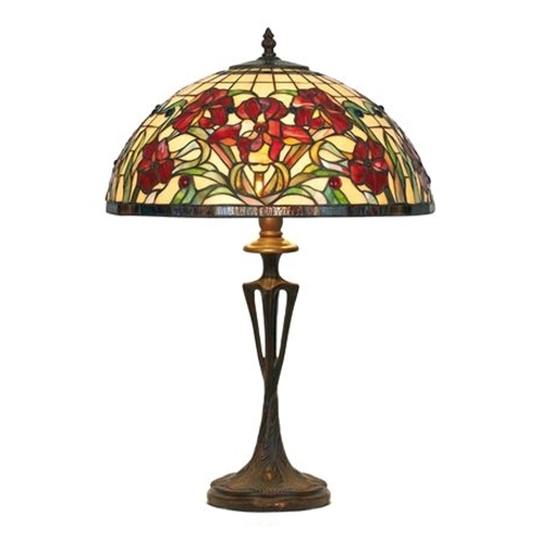 Tiffany-tyylinen Eline-pöytävalaisin