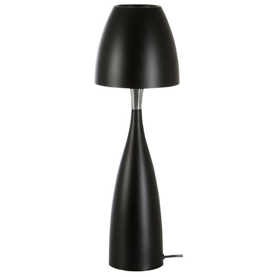 Pöytävalaisin Anemon, musta - 49,7 cm