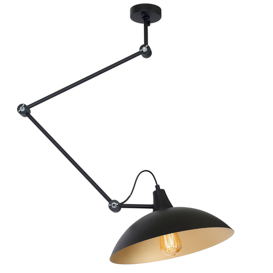 Kattovalaisin 808, säädettävä 1 lamp., musta/kulta