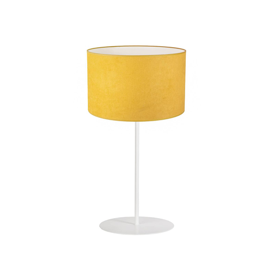Pöytälamppu Pastell Roller, korkeus 50cm keltainen