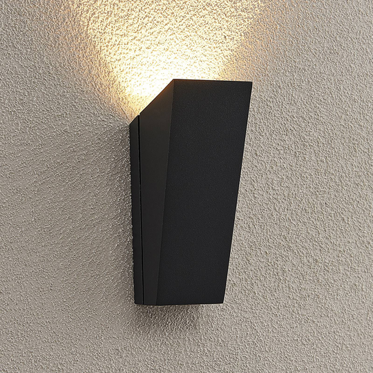 Lucande Maniela -LED-ulkoseinävalaisin, uplight