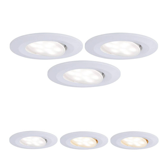 Paulmann LED-kohdevalo Calla värin vaihto 3 kpl