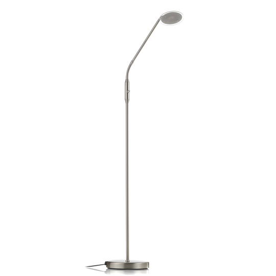 LED-lattiavalaisin Twin, 1-lamppuinen, nikkeli
