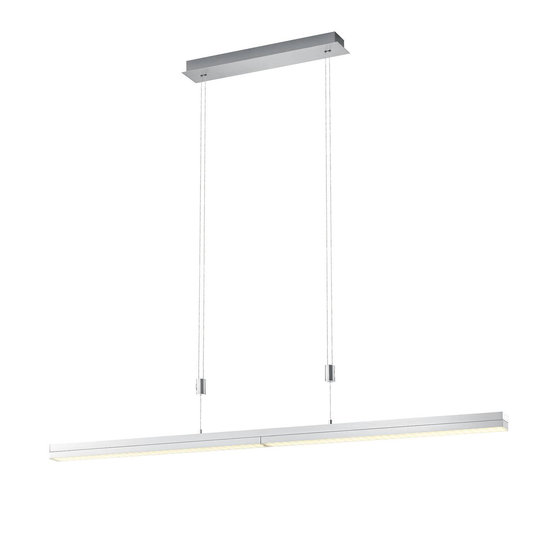 B-Leuchten Expanda-X LED-riippuvalaisin, nikkeli