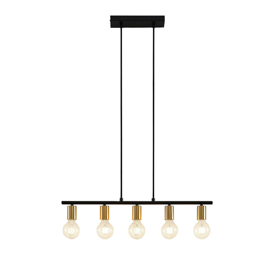Lindby Peppina - ruokailuh. riippuvalo, 5-lamp.