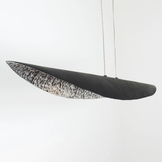 LED-riippuvalaisin Chiasso, musta/hopea