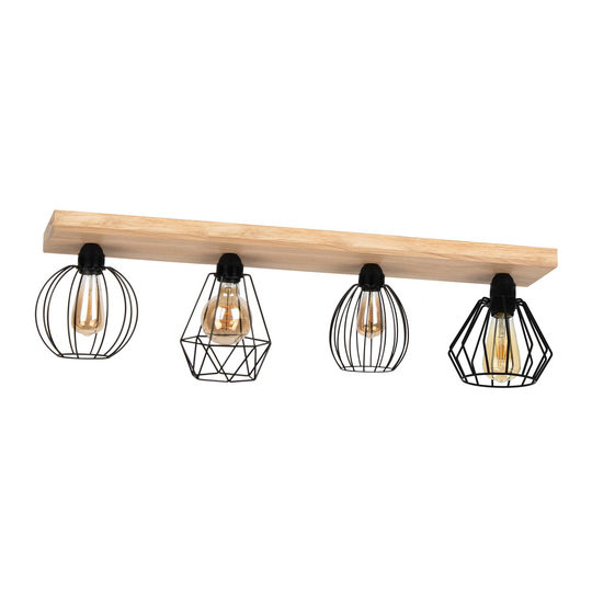 Envolight Various -kattovalo, 4 lamppua, mänty
