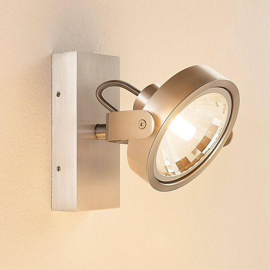 Alumiininvärinen LED-kohdevalaisin Lieven