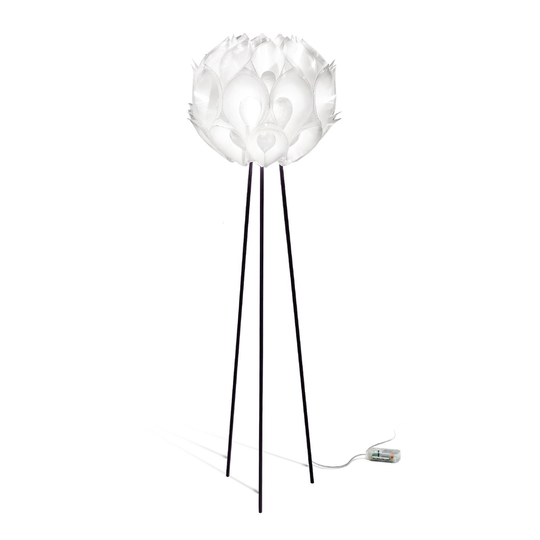 Slamp Flora -design-lattiavalo, valkoinen